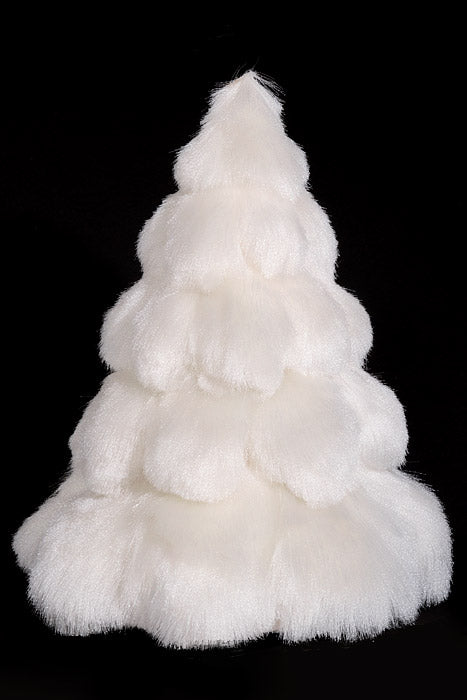 11.8" X 15" Christmas Tree White