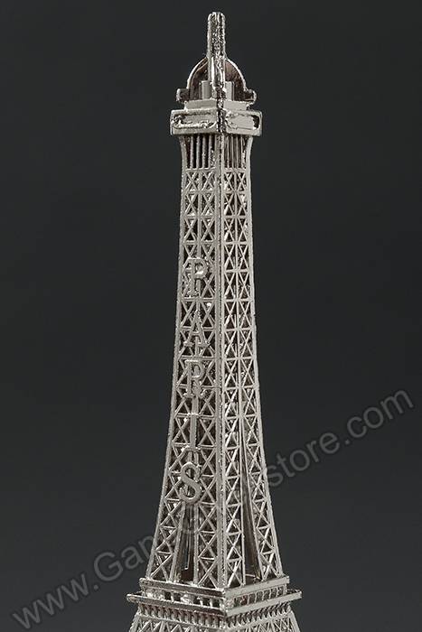 6" Metal Eiffel Tower Silver