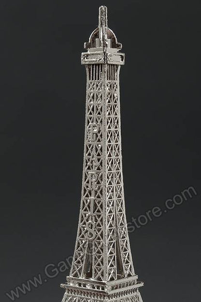 6" Metal Eiffel Tower Silver