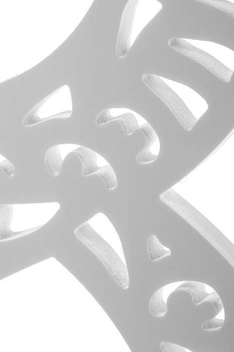 19.75"h White Carved Number "8"