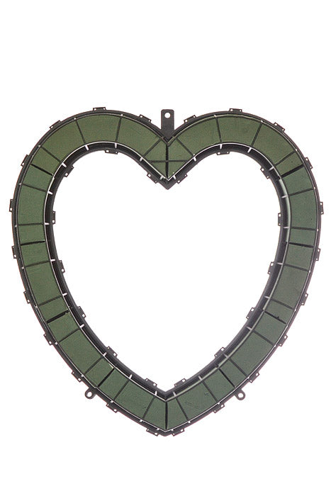 24" Floral Foam Plastic Open Heart Green - Aquaforms