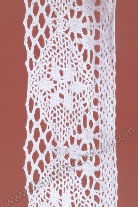 2-3/4" X 10yds Crochet Ribbon White