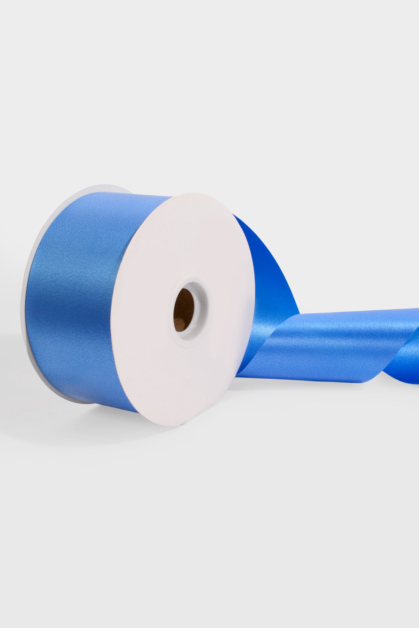 2-3/4" X 100 Yds Floral Satin Ribbon Royal Blue