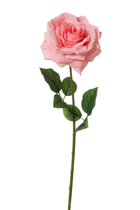 20" Open Rose Spray Pink