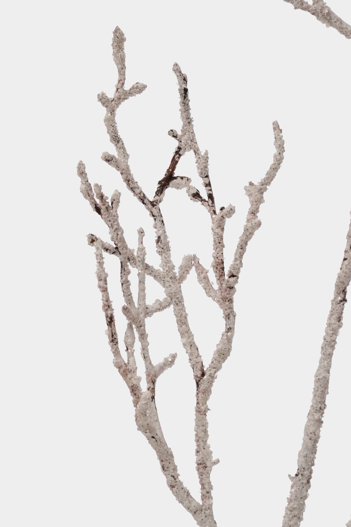 38" Iced Twig Spray White
