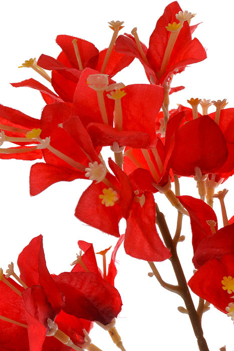 38&quot; Silk Bougainville Spray Red