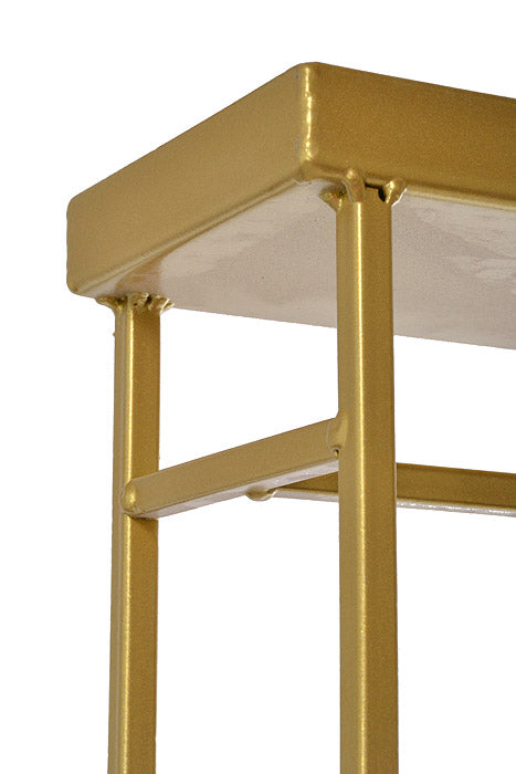 38.5" X 5.5" X 39" Biltmore Stand Gold