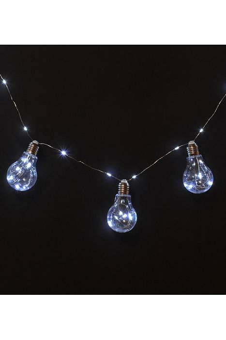 10 Bulb String Led Lights White