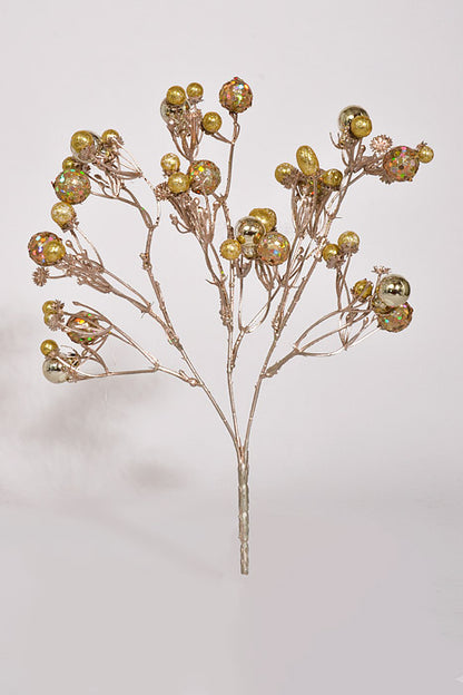 12&quot; Ball Bush Champagne