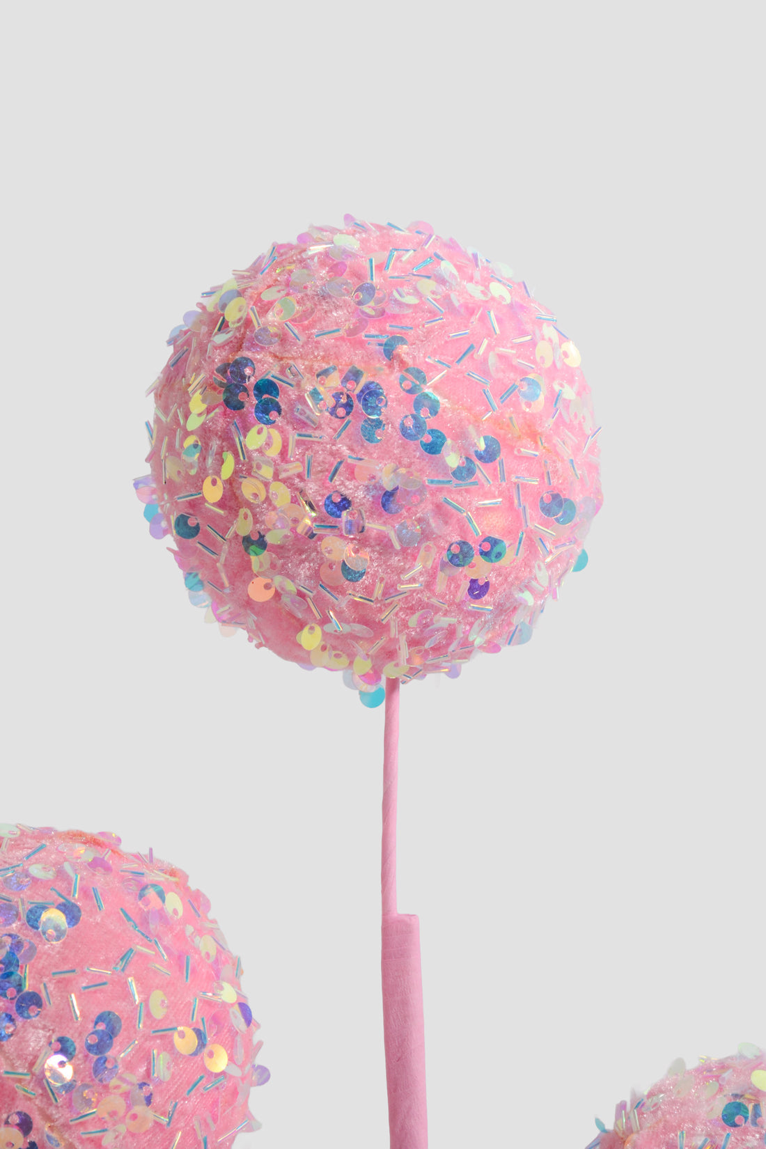 23" Glitter Sequin Ball Spray Pink