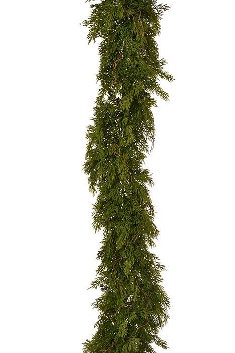 6 Ft Juniper Garland Green