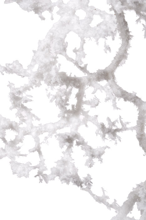 60" Coral Garland White