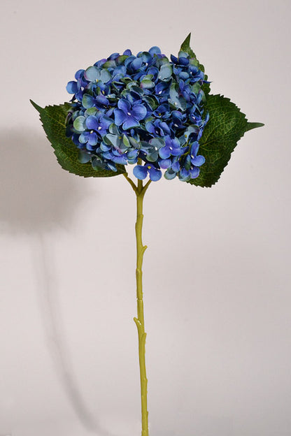 20" Silk Hydrangea Stem Royal Blue