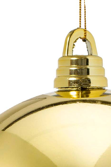 300mm Shiny Plastic Ball Gold
