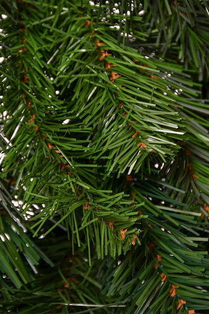 30" Deluxe Evergreen Double Wreath Green