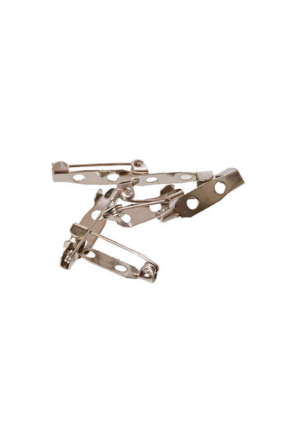 0.75&quot; Metal Pin Silver Pkg/144