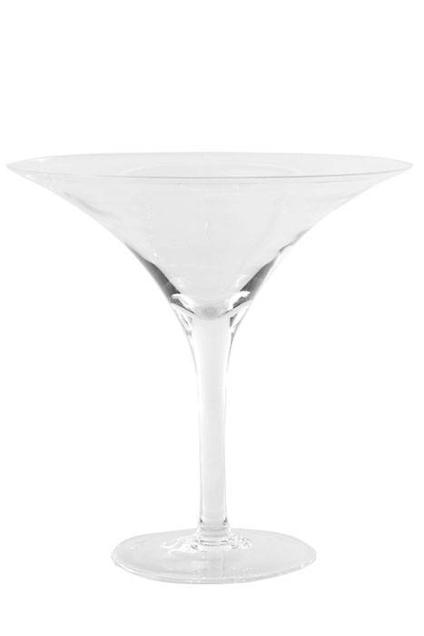 11.75" X 11.75" Glass Ritz Vase Clear