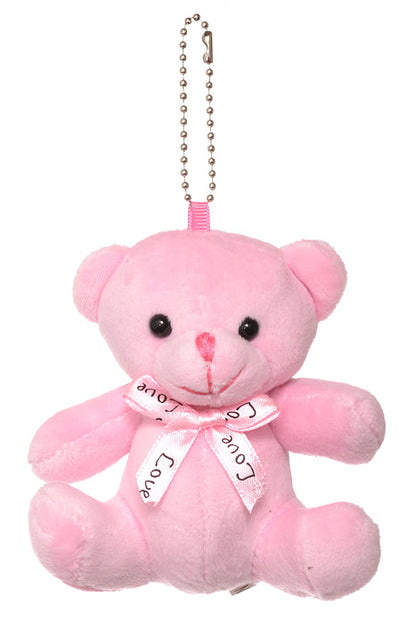 4.5" Sitting Teddy Bear Pink PKG/3