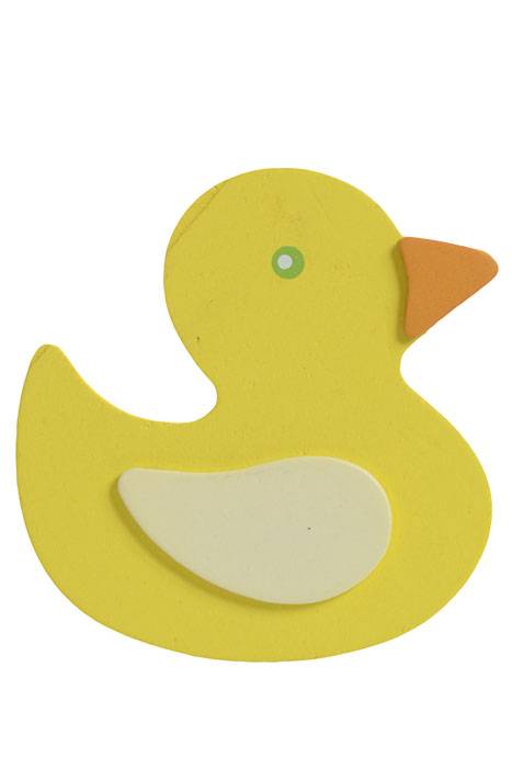 4" X 4" Painted Wood Shape Duck Pkg/12