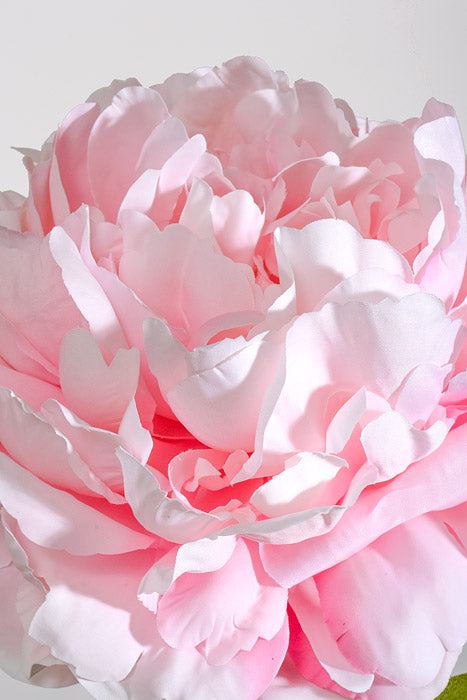 28" Silk Single Peony Light Pink
