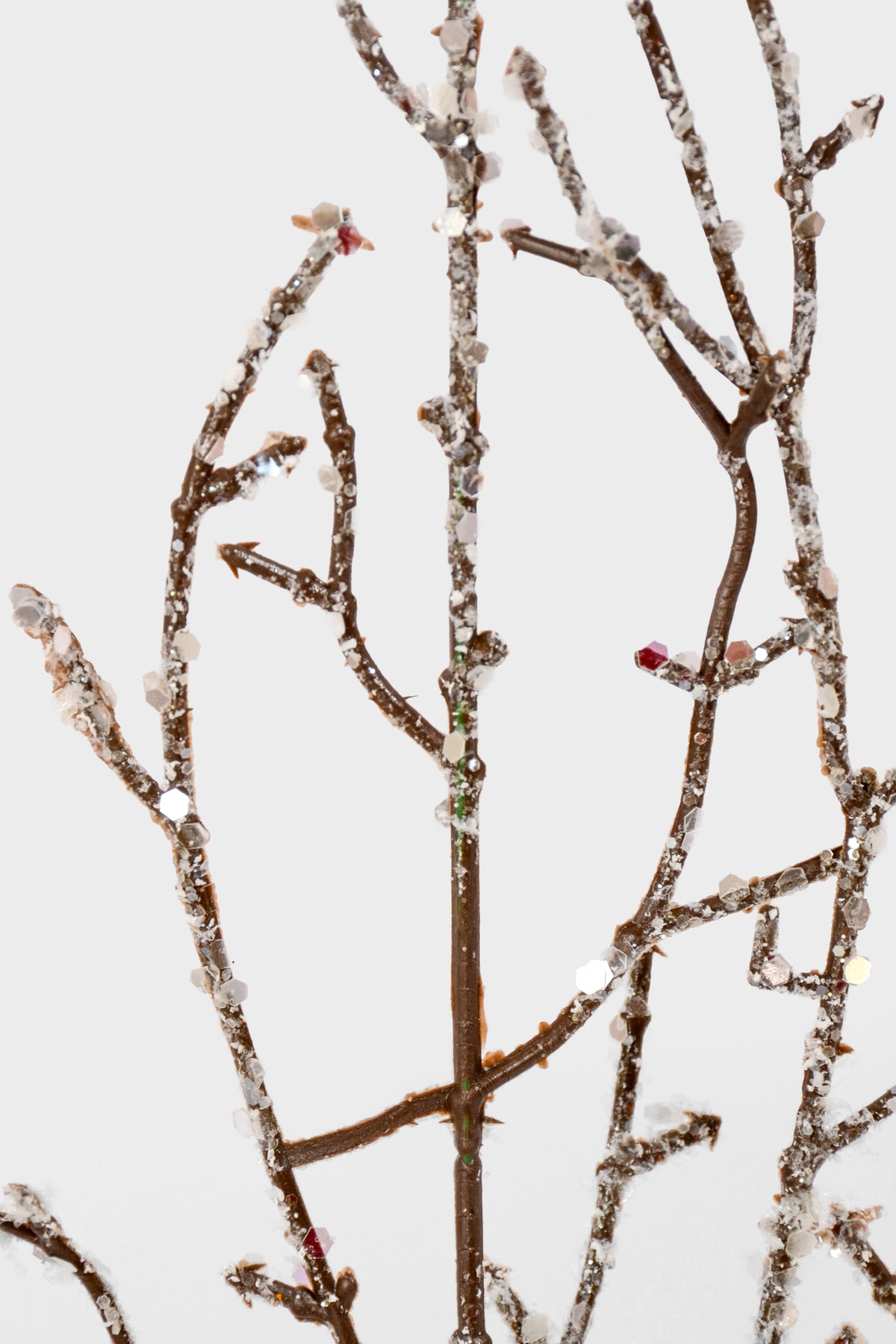 38.5" Snow Twig Spray White/Natural
