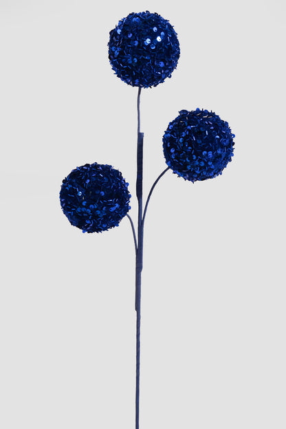 23" Glitter Sequin Ball Spray Royal Blue