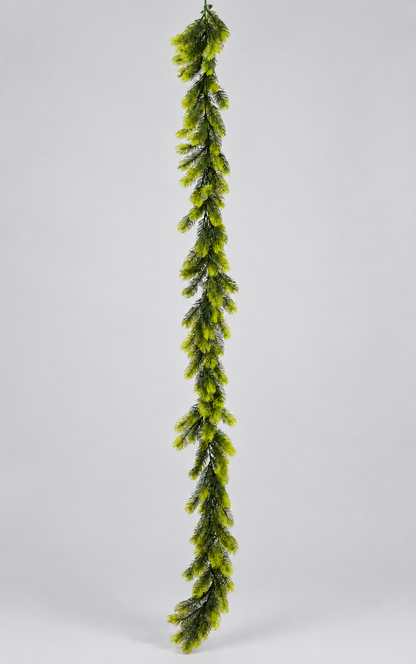 70" Pine Garland Green