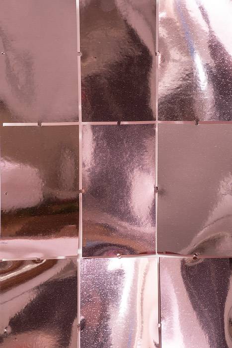 36"x48" Foil Mirror Backdrop Rose Gold