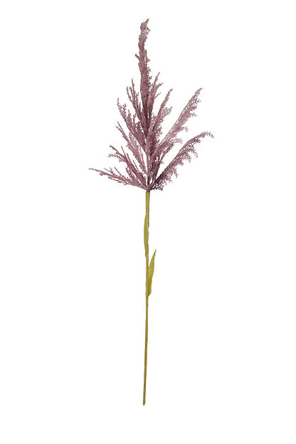 37" Plastic Pampas Grass Spray Plum