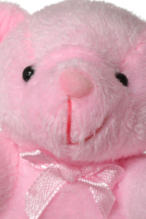 3.5" Sitting Teddy Bear Pink PKG/3