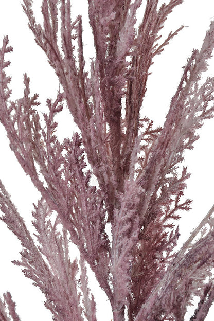 37" Plastic Pampas Grass Spray Plum