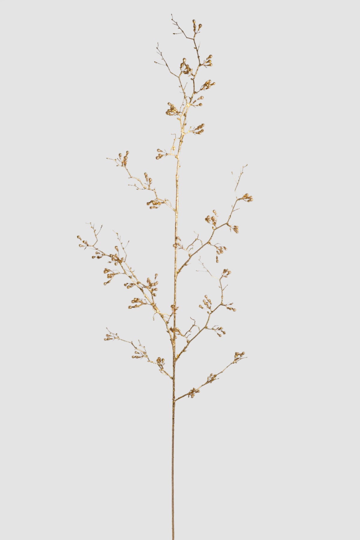 56.5" Glitter Berry Weeping Spray Gold