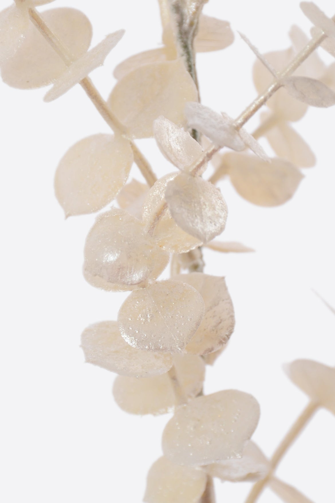 29" Artificial Eucalyptus Bush White