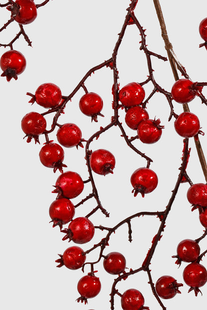 5.5Ft Berry Garland Red