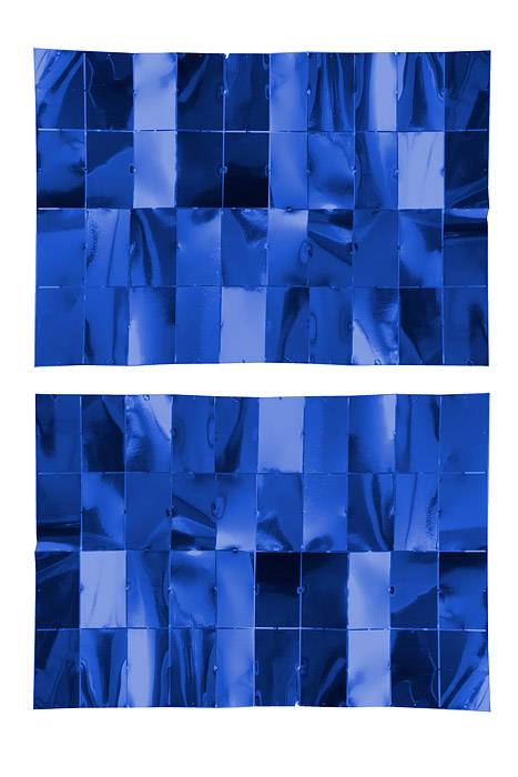 36" X 48" Foil Mirror Backdrop Royal Blue