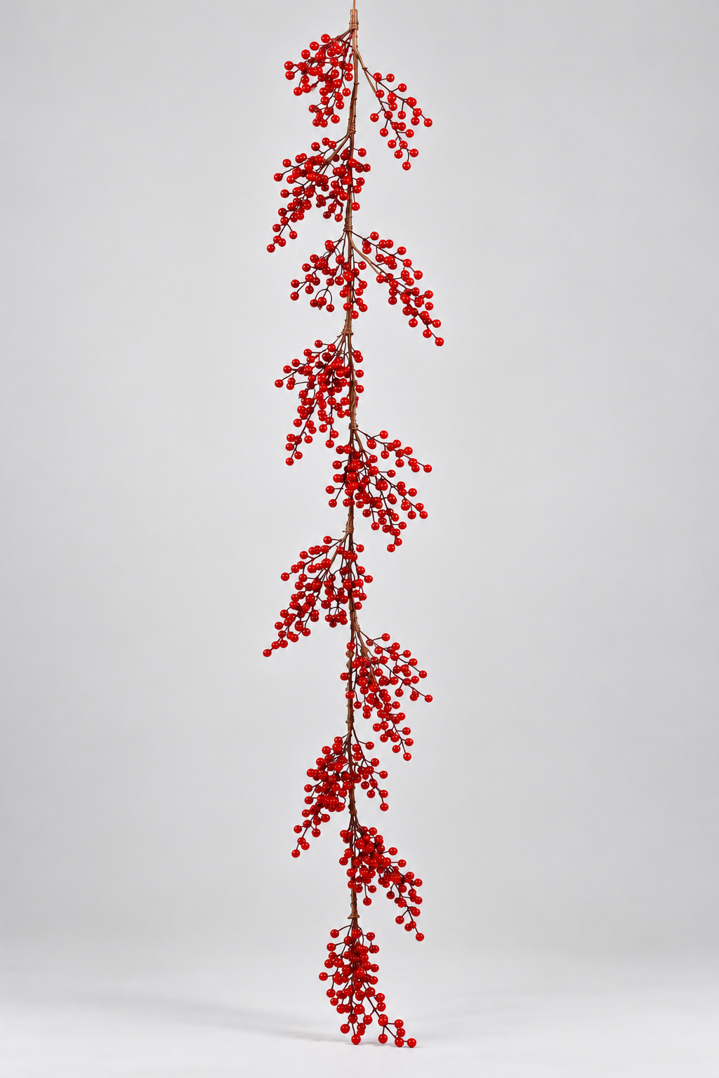 6Ft Berry Garland Red