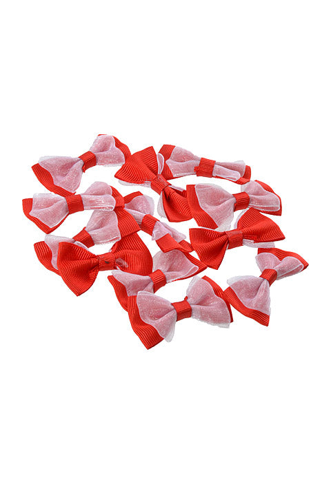 1.75" Ribbon Bow Red (Pkg/12)