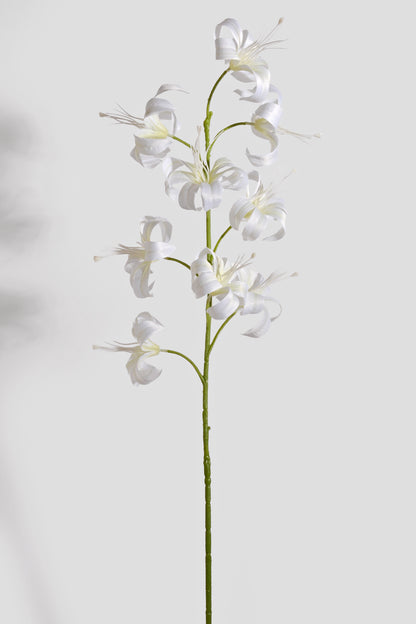 37.5" Silk Lily Spray White
