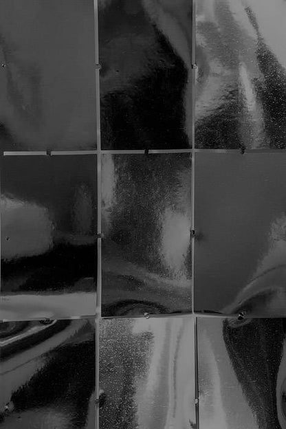 36"x48" Foil Mirror Backdrop Black