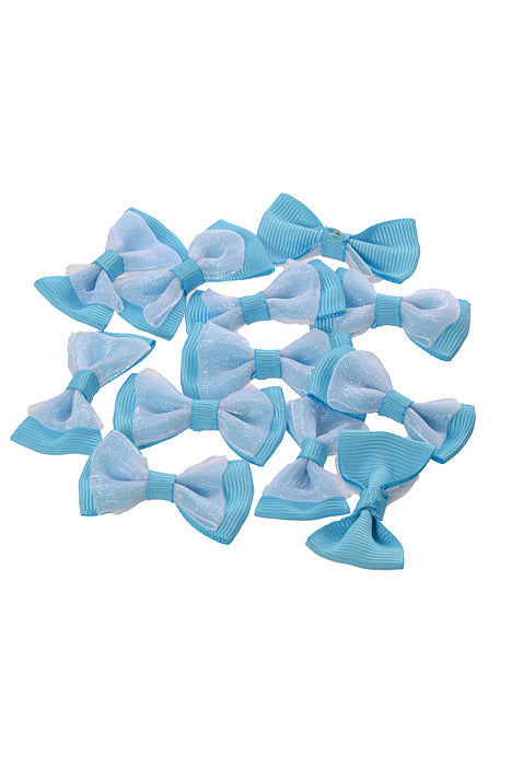 1.75" Ribbon Bow Blue (Pkg/12)