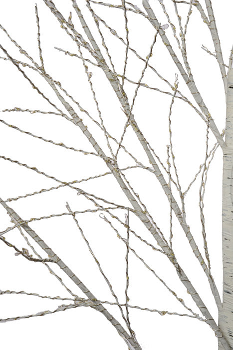 6Ft X 43.5" Fairy Christmas Tree With 750 Led Lights White