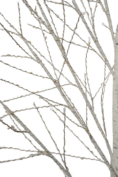 6Ft X 43.5" Fairy Christmas Tree With 750 Led Lights White