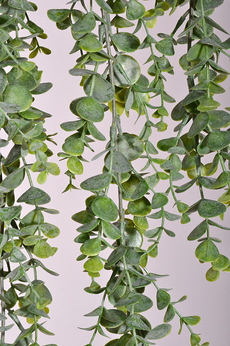 32" Artificial Eucalyptus Hanging Bush Green