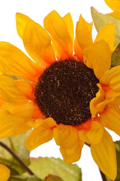 19" Sunflower Bush  Yellow