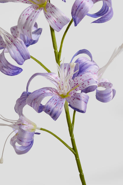 37.5" Silk Lily Spray Purple