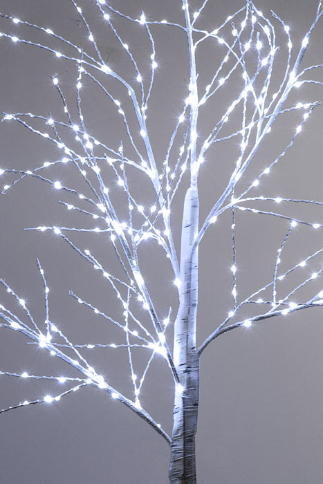 4Ft X 43.5" Fairy Christmas Tree With 390 Led Lights White