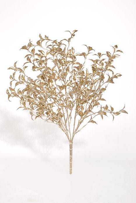 22" Tea Leaf Bush Champagne