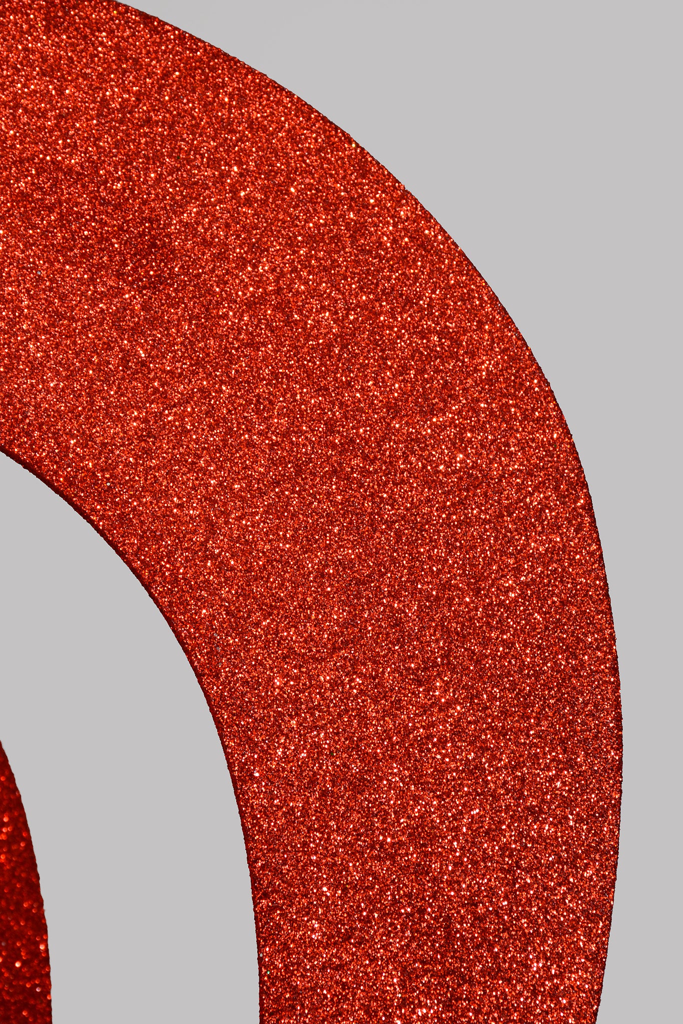27" Foam Board 3 Layer Heart Shape Red Glitter