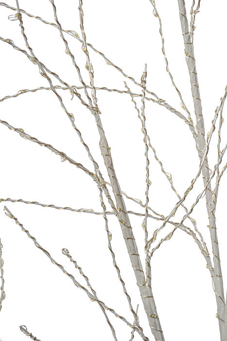 4Ft X 43.5" Fairy Christmas Tree With 390 Led Lights White