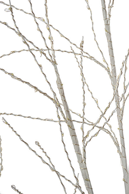 4Ft X 43.5" Fairy Christmas Tree With 390 Led Lights White